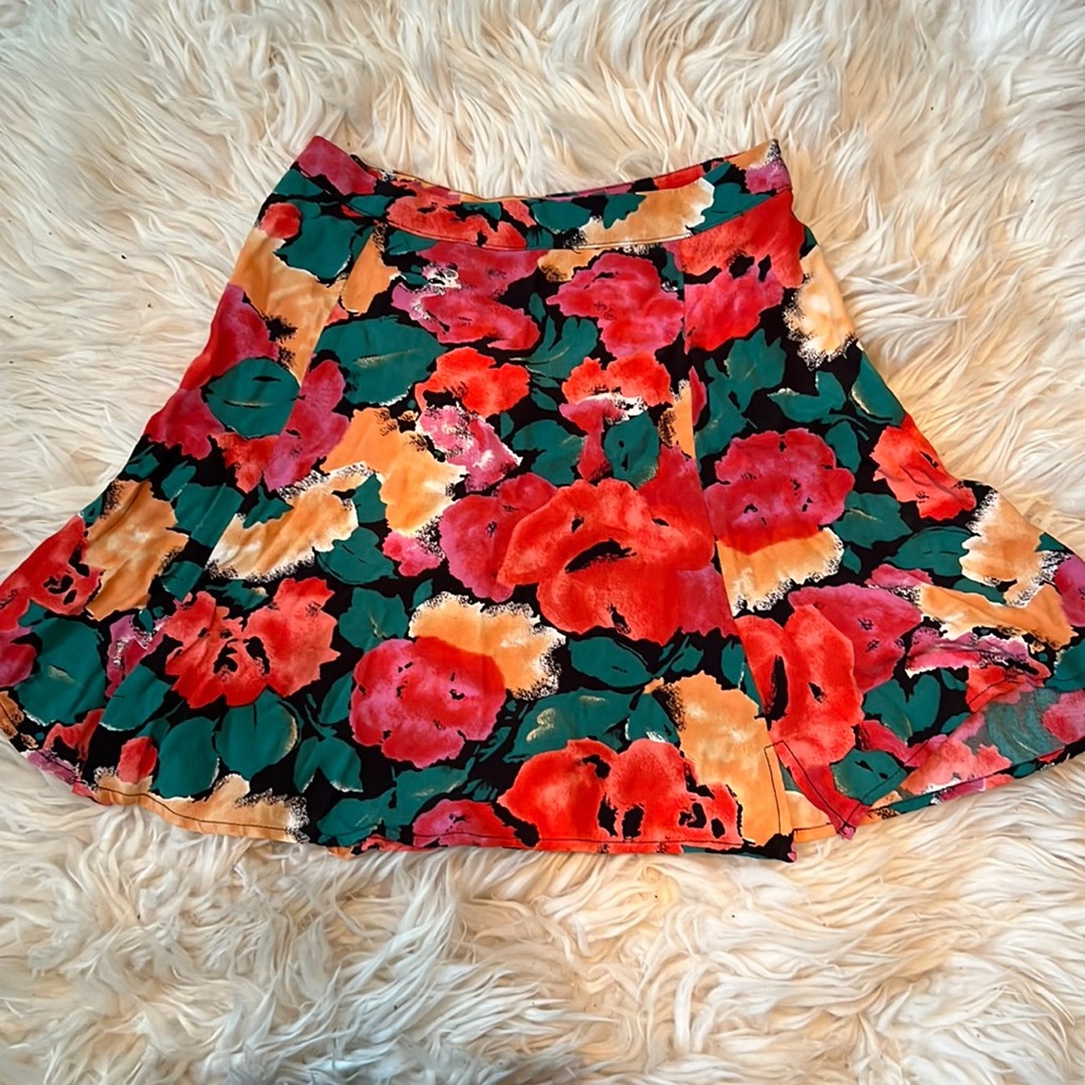 Reformation floral skirt - xs